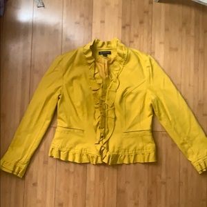 INC ruffle jacket